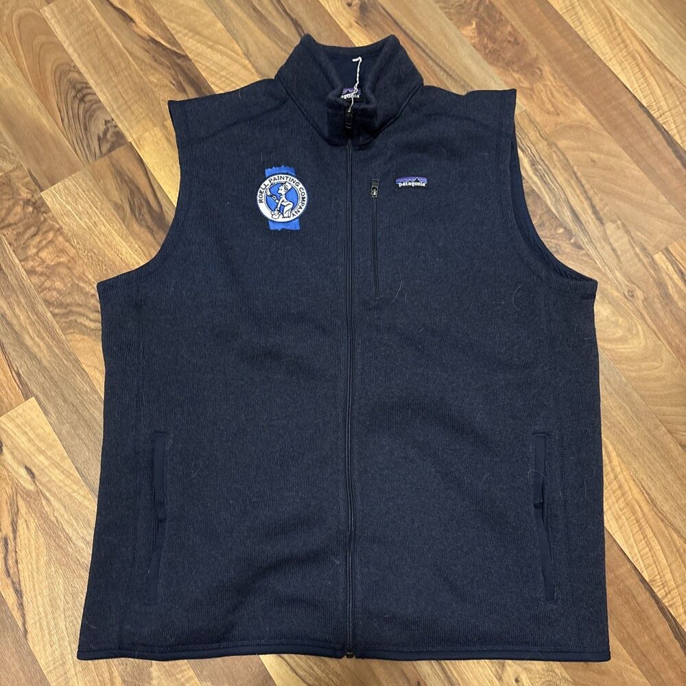 Patagonia Mens XXL Better Sweater Vest Navy Blue Fleece Full Zip NWOT Granola